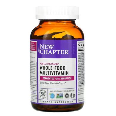 Мультивитаминный комплекс постнатальный, Postnatal MultiVitamin, New Chapter, 270 таблеток - фото