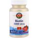 Біотин, ягідна суміш, Biotin, Kal, 5000 мкг, 100 таблеток, фото – 1