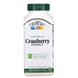 Екстракт журавлини, Cranberry, 21st Century, стандартизований, 200 капсул, фото – 1