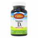 Витамин D3, Vitamin D3, Carlson Labs, 1000 МЕ, 100 гелевых капсул, фото – 1