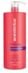 Шампунь-защита цвета для окрашенных волос, Wunderbar, 1000мл - фото