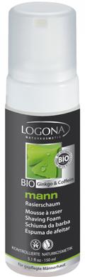 Біо-Пінка для гоління Кофеїн і Гінкго, Logona, 150 мл - фото
