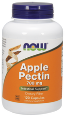 Яблочный пектин, Apple Pectin, Now Foods, 700 мг, 120 капсул - фото
