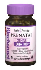 DHA (докозагексаеновая кислота), Early Promise Prenatal, Bluebonnet Nutrition, 100 мг, 30 капсул - фото
