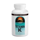 Витамин К, Vitamin K, Source Naturals, 500 мкг, 200 таблеток, фото