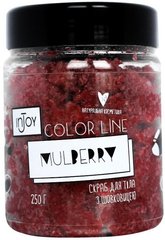 Скраб для тіла з шовковицею, Mulberry Color Line, InJoy, 250 г - фото
