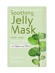 Успокаивающая гелевая маска Уход за порами, 30 г, Soothing Jelly Mask, The Face Shop, Pore Care - фото