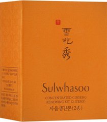 Набір, Concentrated Ginseng Renewing Kit, Sulwhasoo - фото
