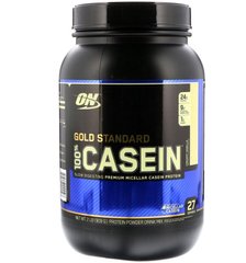 Протеин, 100% Casein Protein, ваниль, Optimum Nutrition, 909 гр - фото