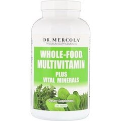 Мультивітаміни + добавки, Multivitamin Plus Minerals, Dr. Mercola, 240 таблеток - фото