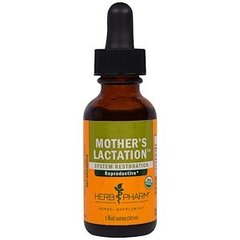 Засіб для підвищення лактації, Mother's Lactation, Herb Pharm, органік, 30 мл - фото