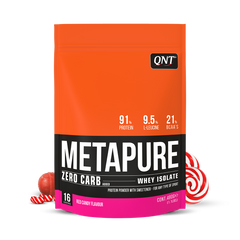 Протеин, Metapure ZC Isolate, Qnt, вкус красная конфета, 480 г - фото