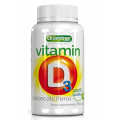 Вітамін Д3, Vitamin D3, Quamtrax, 60 капсул - фото