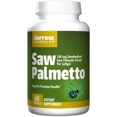 Со Пальметто, Saw Palmetto, Jarrow Formulas, 160 мг, 60 капсул - фото