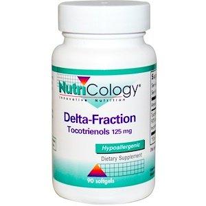 Дельта-фракция токотринол, Delta-Fraction Tocotrienols, Nutricology, 125 мг, 90 капсул - фото