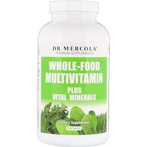 Мультивитамины + добавки, Multivitamin Plus Minerals, Dr. Mercola, 240 таблеток - фото