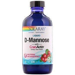 D-Маноза, Liquid D-Mannose, Solaray, 236 мл - фото