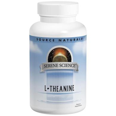 L-Теанін, L-Theanine, Source Naturals, 200 мг, 60 таблеток - фото