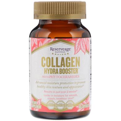 Коллаген и керамиды, Collagen Hydra Protect, ReserveAge Nutrition, 60 капсул - фото