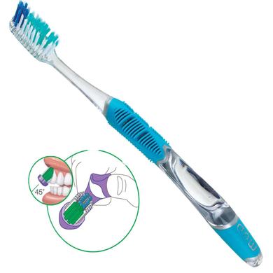 Зубная щетка Technique PLUS, Gum, компактная средне- мягкая - фото