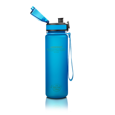 Пляшка для води, блакитна, UZspace, 500 мл - фото