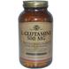 Глютамін, L-Glutamine, Solgar, 500 мг, 250 капсул, фото – 1