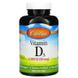 Вітамін Д3, Vitamin D3, Carlson Labs, 2000 МО, 360 гелевих капсул, фото – 1