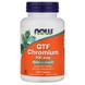 Хром, GTF Chromium, Now Foods, 200 мкг, 250 таблеток, фото – 1