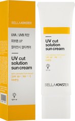 Солнцезащитный крем с соком каламансии, Blemish UV Cut Solution Sun Cream, BellaMonster, 50 мл - фото