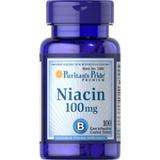 Ниацин, Niacin, Puritan's Pride, 100 мг, 100 таблеток, фото