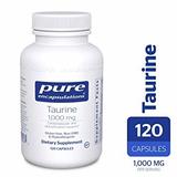 Таурин, Taurine, Pure Encapsulations, 1000 мг, 120 капсул, фото