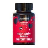 Витамины для волос, кожи и ногтей, GoldenPharm, 60 веганский мармелад - фото