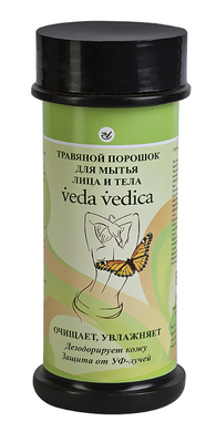 Травяной порошок для мытья лица и тела, Veda vedica, 70 г - фото