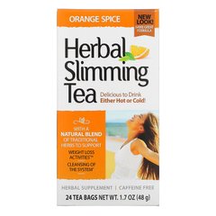Чай для похудения (апельсин), Herbal Slimming Tea, 21st Century, без кофеина, 24 пак., (45 г) - фото