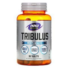 Трибулус, Tribulus, Now Foods, Sports, 1000 мг, 90 таблеток - фото