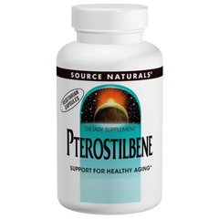 Птеростильбен, Pterostilbene, Source Naturals, 50 мг, 120 капсул - фото