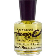 Масло с витамином Е, Vitamin E Oil, Nature's Plus, 14,000 МЕ, 15 мл - фото