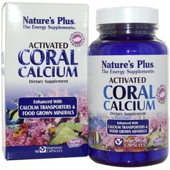 Коралловый кальций, Coral Calcium, Nature's Plus, 90 капсул - фото