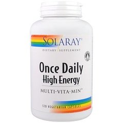 Мультивітаміни для енергії, Multi-Vita-Min, Solaray, 1 в день, 120 капсул - фото