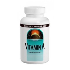 Вітамін А 10000 IU, Source Naturals, 250 таблеток - фото