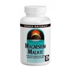 Магній + яблучна кислота 625 мг, Source Naturals, 100 капсул - фото