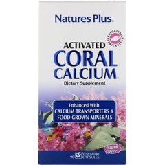 Коралловый кальций, Coral Calcium, Nature's Plus, 90 капсул - фото