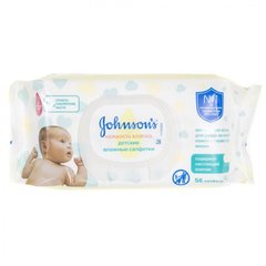 Влажные салфетки “Нежность хлопка”, Johnson’s Baby, 56 шт - фото