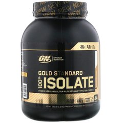 Сироватковий ізолят, 100% ISOLATE, шоколад, Optimum Nutrition, 2267 г - фото