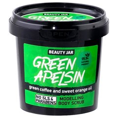 Скраб для тіла моделюючий "Green Apelsin", Modelling Body Scrub, Beauty Jar, 200 мл - фото