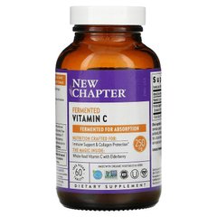 Ферментований Вітамін С, Fermented Vitamin C, New Chapter, 60 таблеток - фото