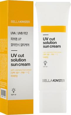 Сонцезахисний крем з соком каламансі, Blemish UV Cut Solution Sun Cream, BellaMonster, 50 мл - фото
