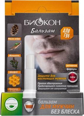 Бальзам для губ для чоловіків, Біокон, 4.6 г - фото