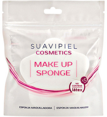 Набор спонжей для макияжа, Cosmetics Make Up Sponge, Suavipiel, 5 шт - фото