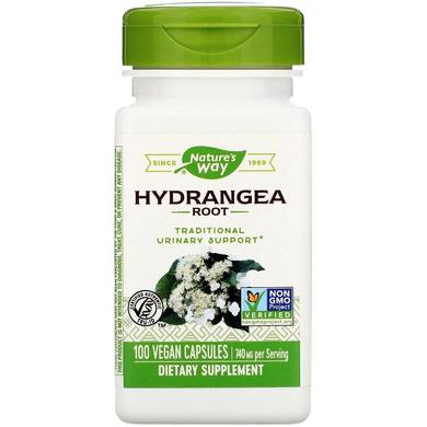 Гортензия, Hydrangea, Nature's Way, корень, 370 мг, 100 капсул - фото